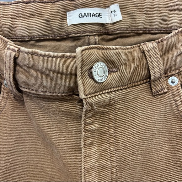 Garage Brown Flare Leg Jeans SZ O9/29 - Picture 3 of 3